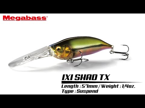 Megabass IxI Shad TX 5.7cm 7g Sexy Oyabu Shad II SP