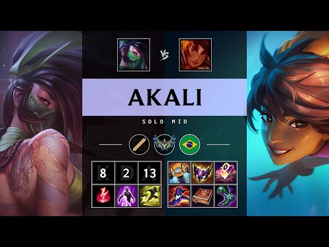 Akali Mid vs Taliyah - BR Challenger Patch 25.16