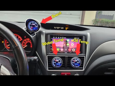Best Gauge Set Up for a Subaru WRX STi - ProSport Gauges