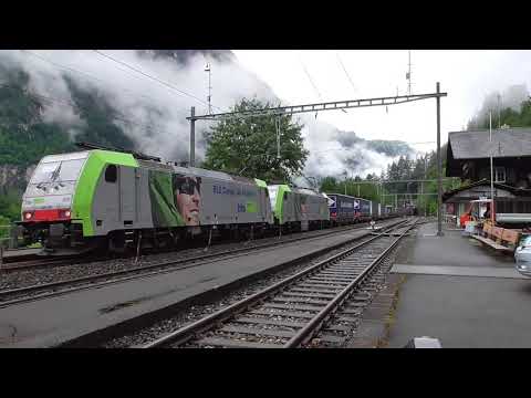 BLS - Nordrampe - Bahnhof-Blausee-Mitholz 26/27.7.2017