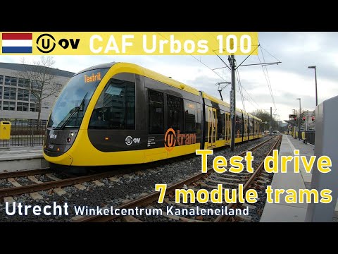 Testrit CAF Urbos Tram Utrecht