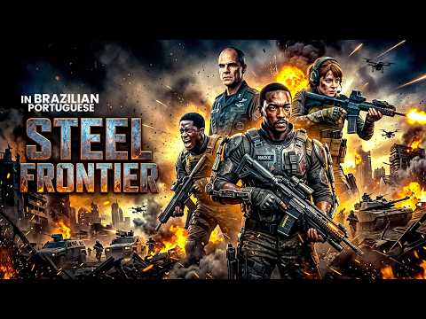 STEEL FRONTIER Filme Completo Dublado em Português | Anthony Mackie | Ação Sci-Fi