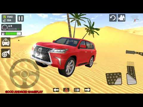 Offroad LX 570 Driving Simulator #5 - New RED Modern SUV Paint Android Gameplay FHD