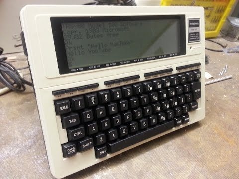 Tandy TRS-80 Model 100 Quick Overview