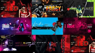 200+ Youtube DJ Channel Banner PSD Photoshop Tutorials