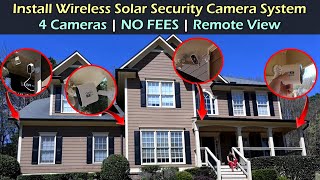 Install AOSU Wireless Security Camera System For Home | Easy Installation