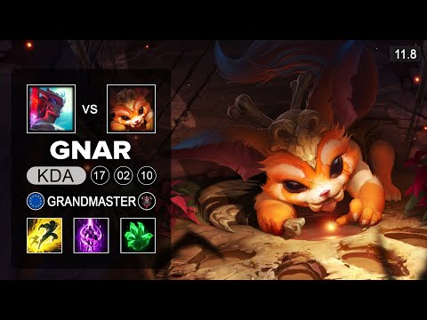 Gnar Top vs Yone - EUW Grandmaster Patch 11.8