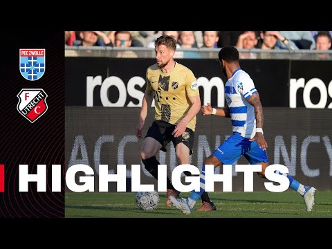 HIGHLIGHTS | FC Utrecht pakt een punt tegen PEC Zwolle 📺