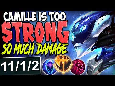 CAMILLE IS WAY TOO STRONG | SO MUCH DAMAGE AND SUSTAIN | Camille vs Irelia TOP S8 Gameplay