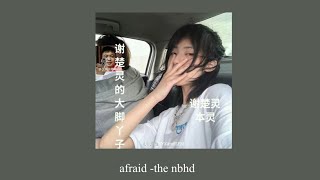 afraid - sped up by the neighborhood