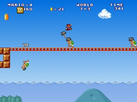 Mario Forever Advance Edition World 7 Speedrun [TAS]