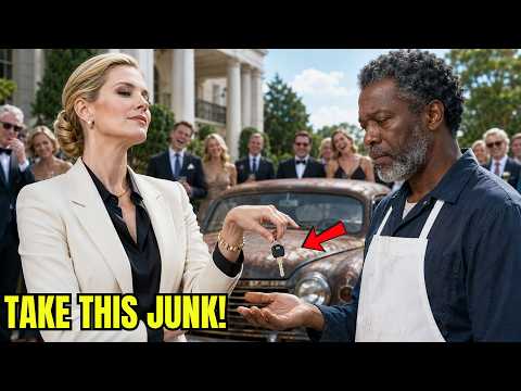 Billionaire Heiress Gave Black Janitor Her Late Father's Rusty Car as Joke—It Was Worth $25 Million
