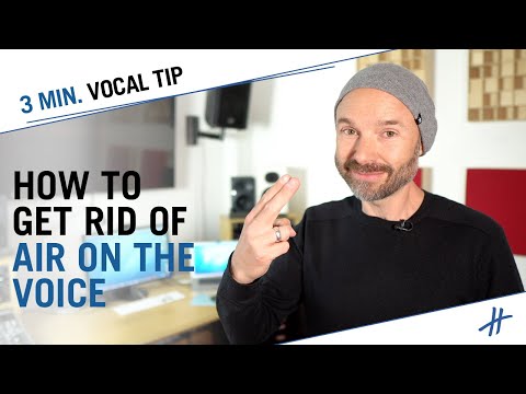 How To Get Rid Of Breathy Vocal Sound / Air On The Voice (Vocal Coach Dirk Hoppe)