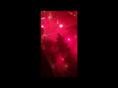 Bad Blue Boys vs Legia Warszawa fight in Zagreb (3.8.2021)