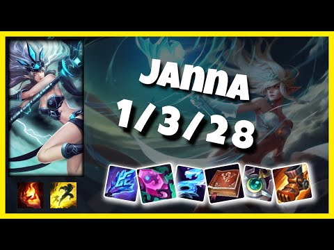 Janna vs Yuumi OCE Challenger SUPPORT (1/3/28) - v11.5