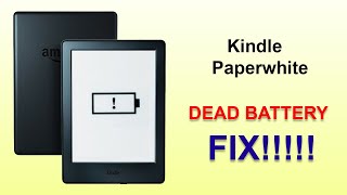 Kindle Paperwhite DEAD BATTERY FIX!!!