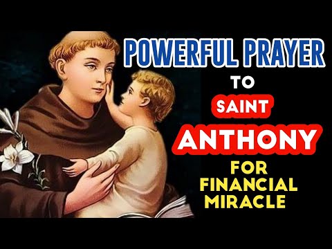💙Prayer to Saint Anthony for Financial Miracle in the Family