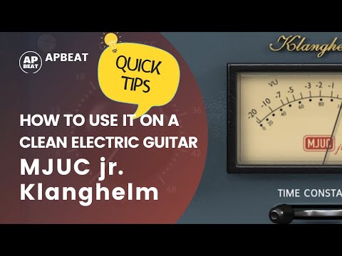 Free VST compressor tutorial: MJUC jr. Klanghelm