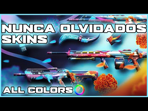 VALORANT NUNCA OLVIDADOS SKINS BUNDLE (ALL COLORS) | New Skin Collection Showcase