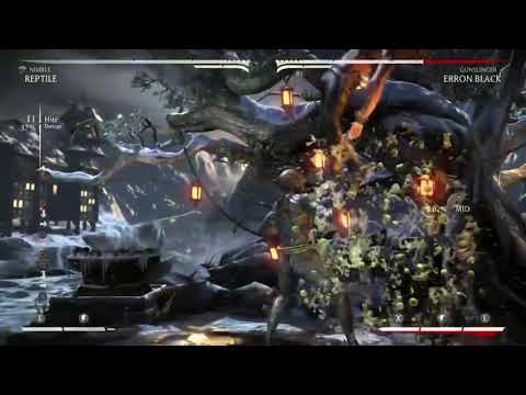 Reptile 1 bar 48% nimble combo 🤮 - Mortal Kombat X