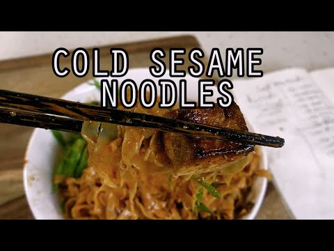 Woo Can Cook | Cold Sichuan Sesame Noodles