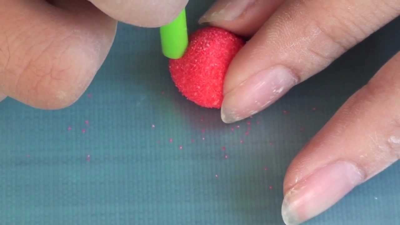 ✎ Tuto Fimo: Fraise Tagada | Tagada tutorial