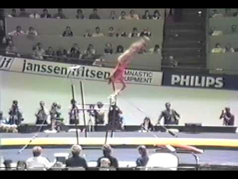 19th AA Rhonda Faehn UB - 1987 World Gymnastics Championships 9.650
