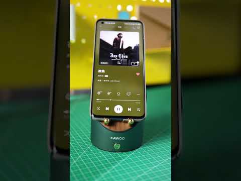 不用连接网络和蓝牙，放上手机直接播放音乐#科技改变生活#创意