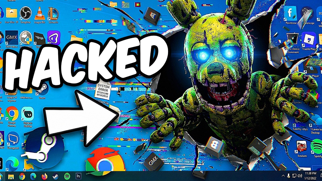 THIS FNAF VIRUS GAME HACKED MY PC..