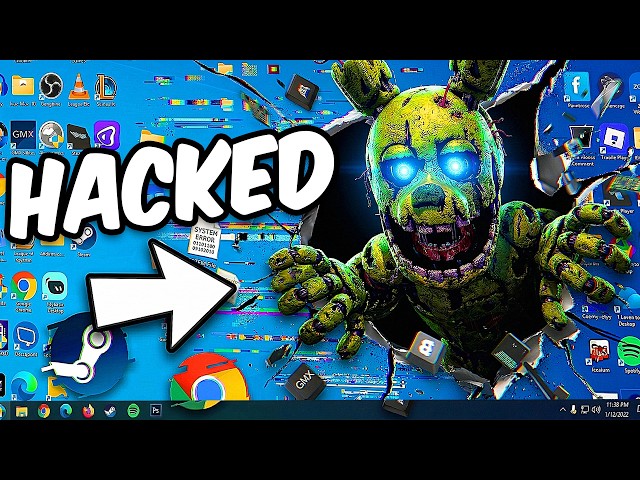 THIS FNAF VIRUS GAME HACKED MY PC..