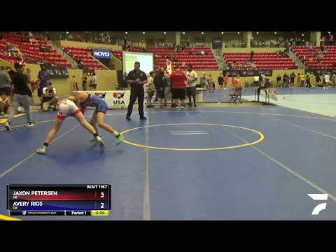 98 Lbs 3rd Place Match - Jaxon Petersen, NE Vs Avery Rios, OK 8702