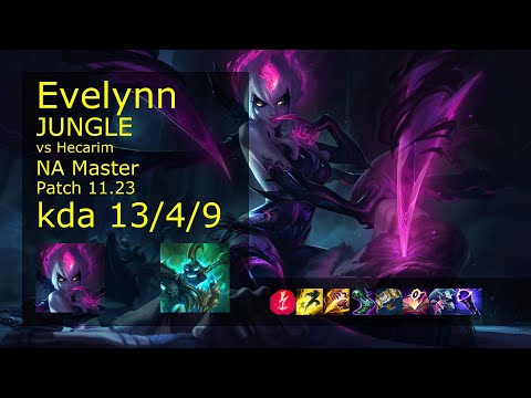 Rank 3 NA Evelynn: Jungle vs Hecarim