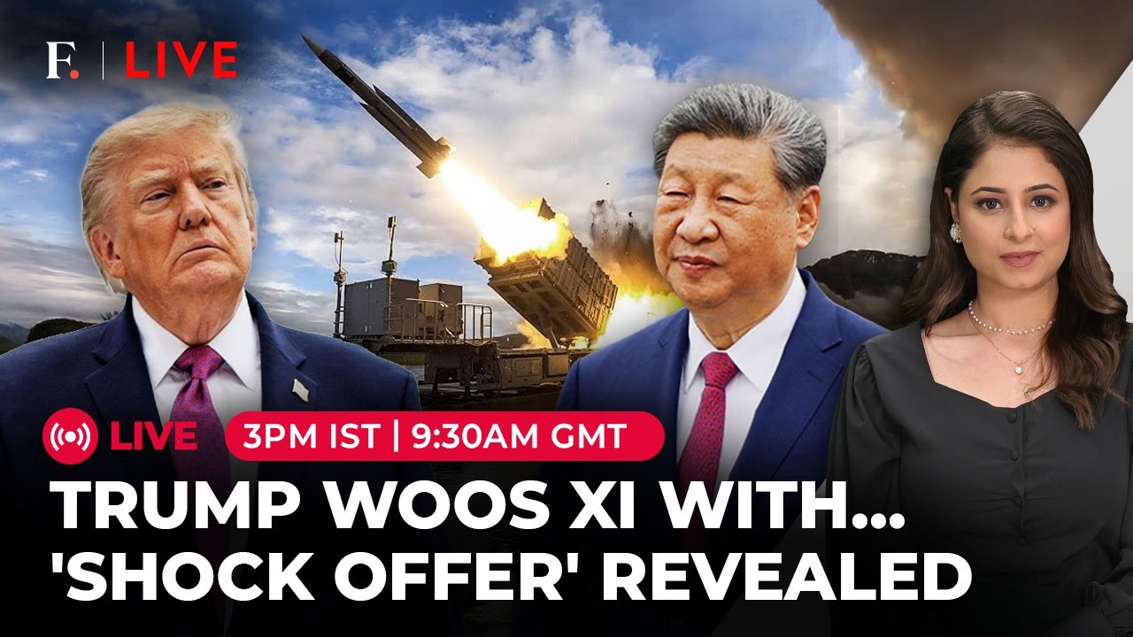 LIVE: Trump Asks Xi To Buy US Arms As Taiwan Awaits $14 Billion Package | Firstpost