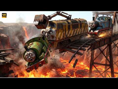 Percy Almost Lost His Life… Thomas Came Like an Angel | Pushed by Diesel 10  Fully Restored Journey