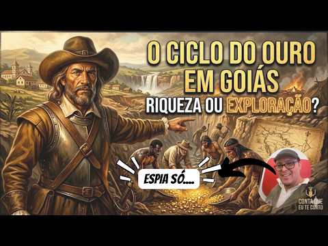 História de GO #03: O Ciclo do Ouro em Goiás – Riqueza ou Exploração? 💰