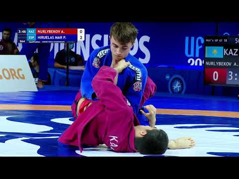 Qual. Men's GP Gi - 58 kg: A. NURLYBEKOV (KAZ) v. P. HIRUELAS MAR (ESP)