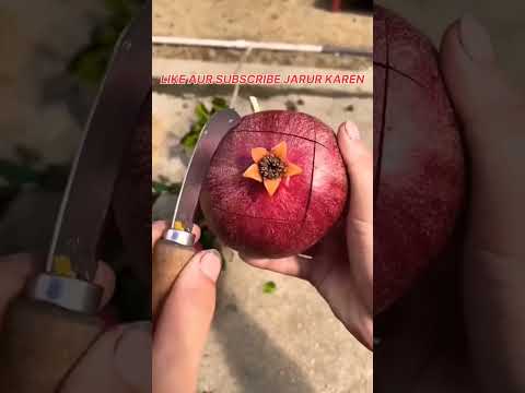 Pomegranate harvesting, pomegranate cutting, anar Kaise Kate #homegarden  #shorts  #kitchengarden