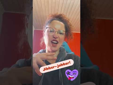 Word of the day: jibber-jabber! #learnanewwordtoday #esl #learnenglish #speakenglish