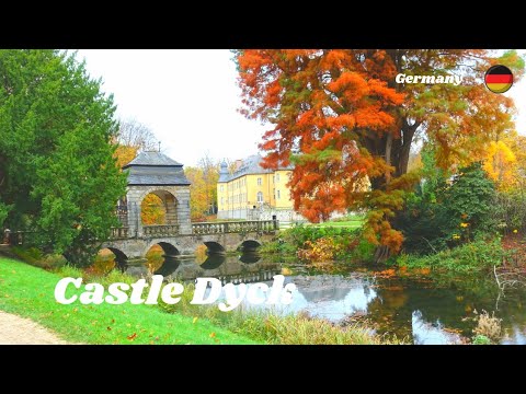 Castle Dyck Jüchen Neuss, North Rhine-Westphalia, 🇩🇪 Germany, Walking Tour 2020