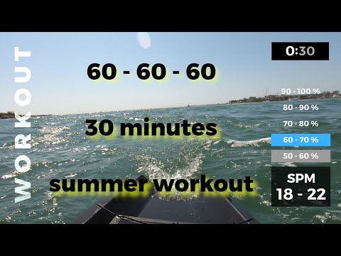 (21.03) - 60-60-60 - 30 minutes mediterranean summer hits workout for rowing machine