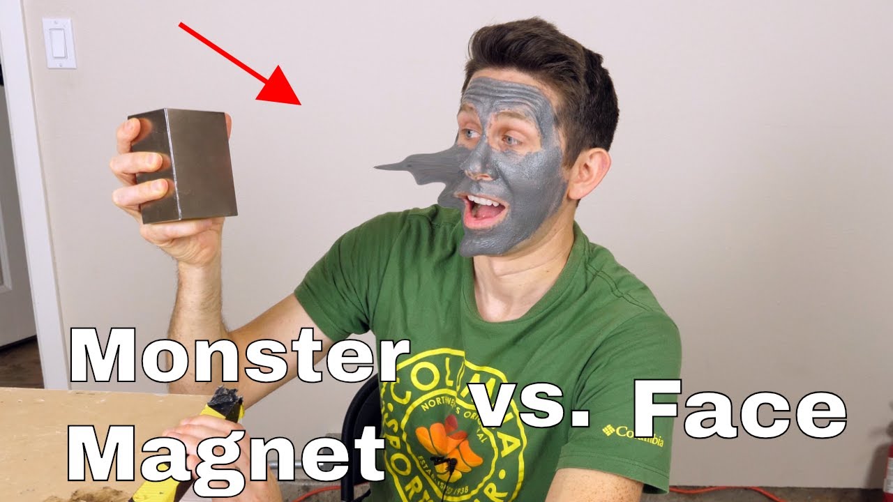 Giant Neodymium Magnet vs Magnetic Face Mask