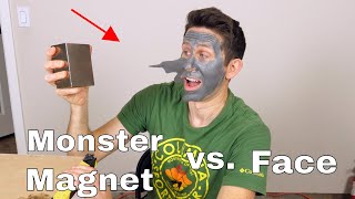 Giant Neodymium Magnet vs Magnetic Face Mask
