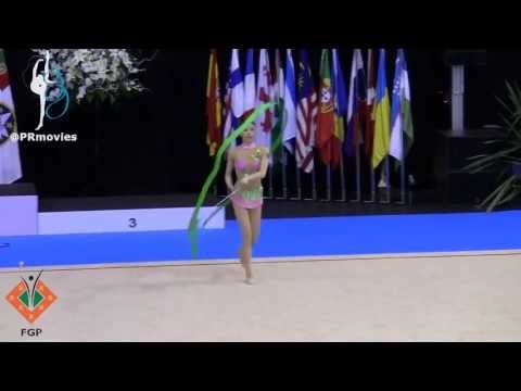 Yuqing Yang - CHN - Fita (Ribbon) - Qualification - WC of Lisbon 2013