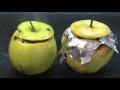узнай что будет? если в яблоко залить алюминий!!! 
