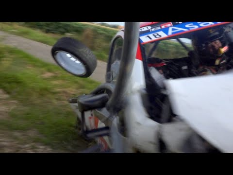 WRC Ypres Rally 2021 | FLATOUT & Big, scary crash Katsuta