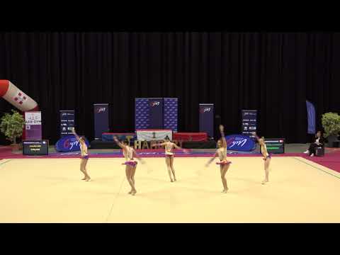 FRANCE 2018   Nationale Ensemble 13 ans et moins GR   AEB GYM CHAMBERY
