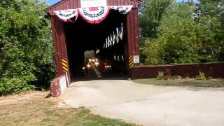 preview picture of video '09-26-2010 Covered Bridge in Roann, Indiana'