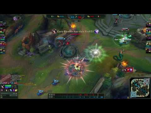 [League Of Legends] - Irelia 1v5 Pentakill (URF)