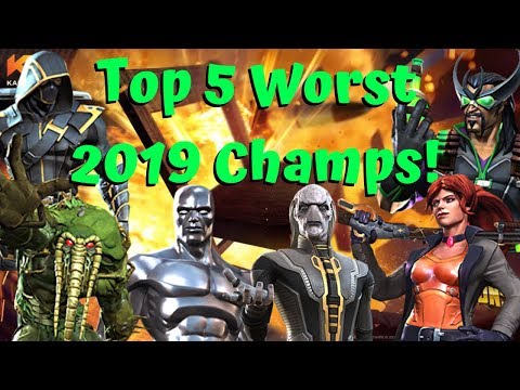 Top 5 Worst 2019 Champions! Buff Them! - Marvel Contest of Champions