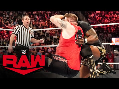 Kevin Owens takes out former Hurt Business en route to WWE Day 1: Raw, Dec. 27, 2021